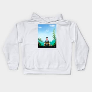 New Zealand trip Kids Hoodie